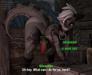 gevaudan_(good4life4ever), fallout, microsoft, smaugger_(artist), anthro