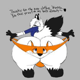 r4nd0mcr4p123, animate_inanimate, anthro, big_butt, black_inner_ear
