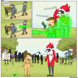 benson_dunwoody, eileen_roberts, hi_five_ghost, margaret_smith_(regular_show), mordecai_(regular_show)