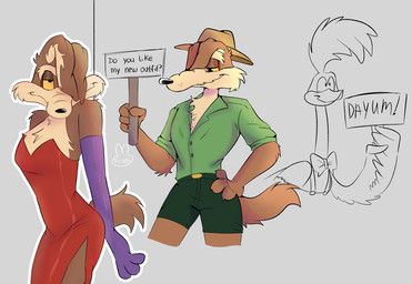 jessica_rabbit, road_runner_(looney_tunes), roger_rabbit, wile_e._coyote, disney