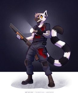tirin_(grafsburg), tacorat, anthro, black_body, black_fur