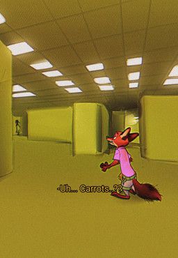 nick_wilde, disney, kane_pixels'_backrooms, the_backrooms, zootopia