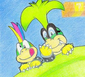 iggy_koopa, koopaling, lemmy_koopa, mario_bros, nintendo