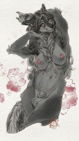 adyd_(ferrn), yankatya, 8_breasts, animal_genitalia, anthro