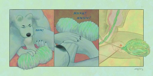 sharkinthepark, 5_fingers, anthro, autofellatio, ball_squeeze