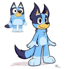bluey_heeler, bluey_(series), zarckets, 3_toes, 4_fingers