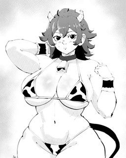namari_(delicious_in_dungeon), delicious_in_dungeon, miregeist, animal_humanoid, animal_print