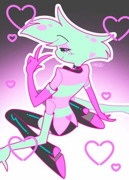 angel_dust, hazbin_hotel, hellaverse, enaic31, 4_arms