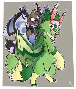 fuf, ambiguous_gender, ambiguous_species, anthro, back_wings