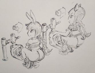 mimi_(pop'n_music), nyami_(pop'n_music), bemani, konami, pop'n_music