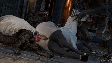 mythology, nilqoth, animal_genitalia, animal_penis, animal_vulva