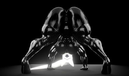 kiki_(morosart), impaer_jaster, abs, alien, all_fours