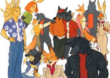 barry_(don't_eat_the_neighbours), emily_(don't_eat_the_neighbours), fox_(don't_eat_the_neighbours), lucy_(don't_eat_the_neighbours), peter_(don't_eat_the_neighbours)