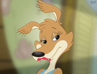 daisy_dingo, blinky_bill_(series), dragonboy618, anthro, bedroom_eyes