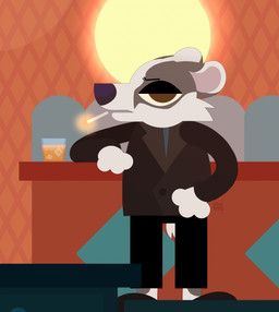 night_in_the_woods, conhugo, alcohol, anthro, badger