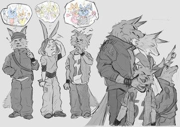 barry_(don't_eat_the_neighbours), emily_(don't_eat_the_neighbours), fox_(don't_eat_the_neighbours), lucy_(don't_eat_the_neighbours), peter_(don't_eat_the_neighbours)