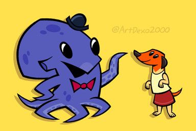 oswald_the_octopus, weenie_(oswald), artdexo2000, 3_fingers, 3_toes