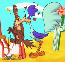road_runner_(looney_tunes), wile_e._coyote, looney_tunes, warner_brothers, grim_ghosty