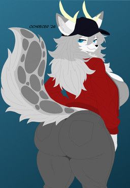 och_(ochrecer), ochrecer, anthro, antlers, big_breasts