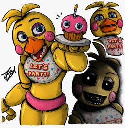 chica_(fnaf), cupcake_(fnaf), toy_chica_(fnaf), five_nights_at_freddy's, five_nights_at_freddy's_2