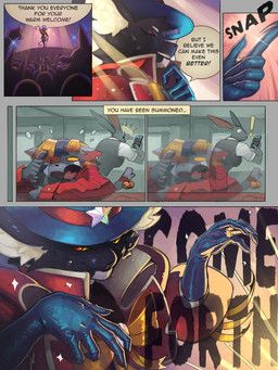 bacardi_(muart242), jaspar_(pajamamcham), pajamamcham, anthro, blonde_hair