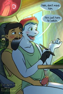 henry_(centertale), zandriel_(storytale), kinktober, valken_holmes, anthro