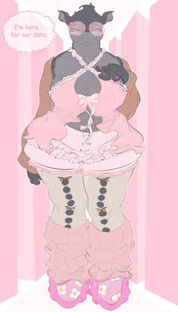 bisamon, anthro, belly, big_belly, big_breasts