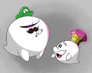 boo_luigi, king_boo, luigi_(mario_bros), luigi's_mansion, mario_bros