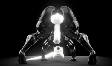 kiki_(morosart), impaer_jaster, abs, alien, all_fours