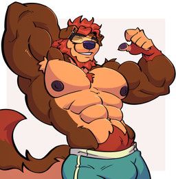 fernabinho, anthro, beard, brown_body, brown_fur