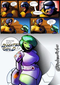 booster_gold, cyborg_(dc), inco_(iwhtg), olivia_halford, skeets_(dc)