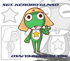 keroro, sgt._frog, dontluigi, ambiguous_gender, amphibian