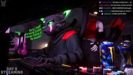 aak_(arknights), velvet_(arzyparzy), arknights, hypergryph, monster_energy