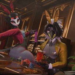 caveat_(kataou), stolas_(helluva_boss), hellaverse, helluva_boss, kataou_(artist)