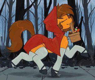 fan_character, little_red_riding_hood, slenderman, venus_spring, creepypasta