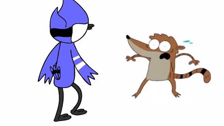 benson_dunwoody, mordecai_(regular_show), muscle_man_(regular_show), rigby_(regular_show), cartoon_network