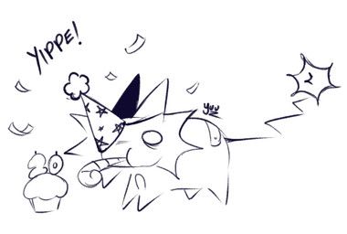 silly_zippy, sillyhog, ambiguous_feral, ambiguous_gender, birthday