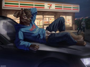 lucky_(luckythewolf15), oreos_(oreobird), 7-eleven, oreobird, animal_genitalia