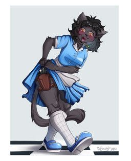 elizabeth_laurel'rose_(cosmothesoft), sonofan, anthro, black_body, black_fur