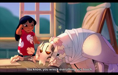 general_grievous, lilo_pelekai, disney, lilo_and_stitch, star_wars