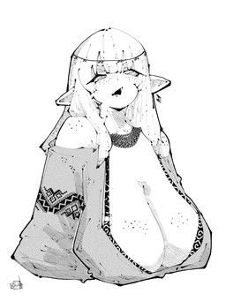 miregeist, big_breasts, breasts, cleavage, clothed