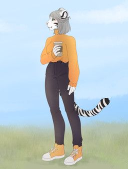 kinar, kasscabel, anthro, beverage, black_clothing