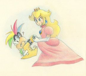 iggy_koopa, koopaling, princess_peach, mario_bros, nintendo