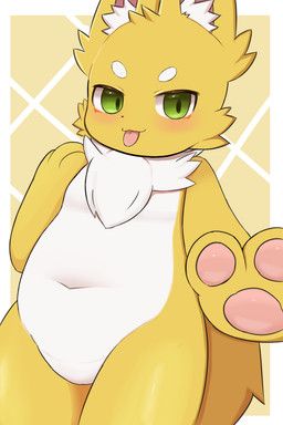 majideyabe87679, ambiguous_gender, anthro, blush, canid
