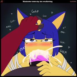 ankha_(animal_crossing), fan_character, tony_(boobfan06), animal_crossing, kinktober