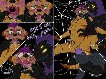 fetishame, anal, anthro, arachnid, arthropod