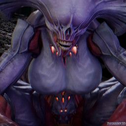 conditional_dnp, dasharky3d, breasts, demon, duo