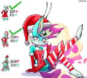 queen_bee-lzebub_(helluva_boss), christmas, hellaverse, helluva_boss, thegiftedfire