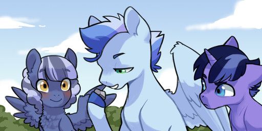 bartholomew_(kianamai), cloudy_skies_(kianamai), fan_character, icy_storm, night_light_jr.