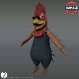 charlie_the_chillin'_chicken, happy's_humble_(series), happy's_humble_burger_farm, shao_xii, a-pose